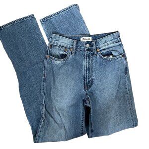 Madewell the perfect vintage straight jean medium wash comfortable casual pants